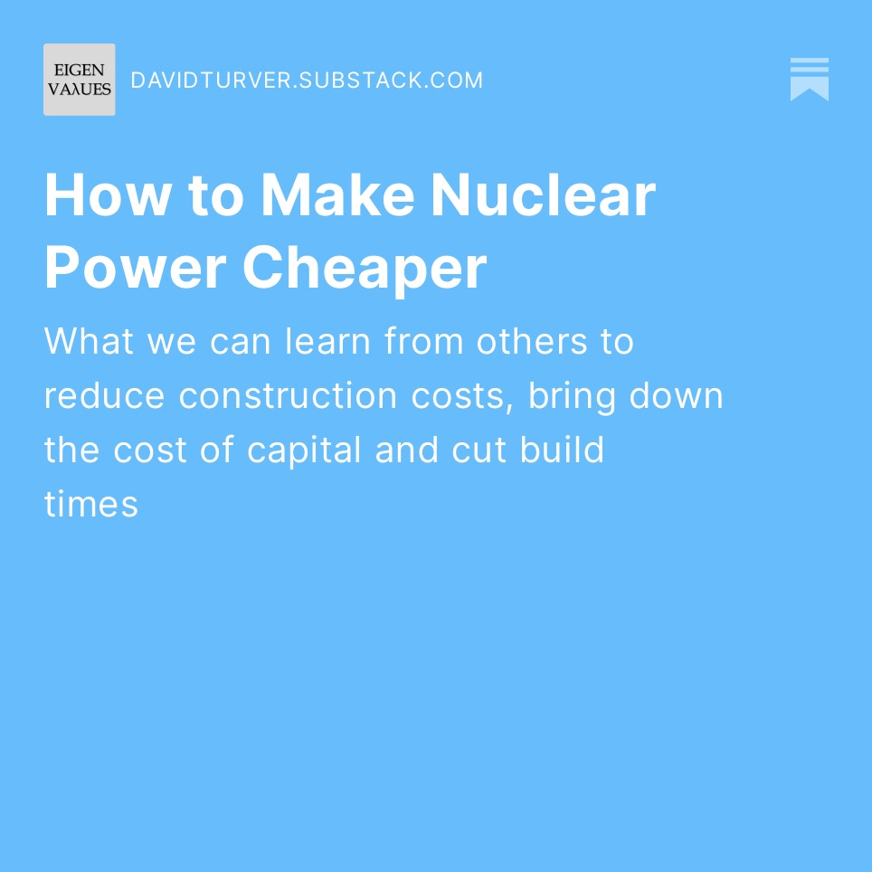 How to Make Nuclear Power Cheaper